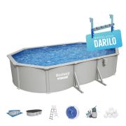 Montažni bazen Hydrium™ | 610 x 366 x 122 cm s filtrsko črpalko na pesek