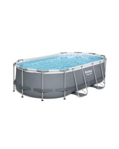 Montažni bazen Power Steel™ Oval | 427 x 250 x 100 cm s kartušno filtrsko črpalko