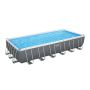 Montažni bazen Power Steel™ Rectangular | 732 x 366 x 132 cm s filtrsko črpalko na pesek