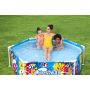 **Steel Pro Splash-in-Shade bazen z UV Careful™ senčnikom | 183 x 51 cm