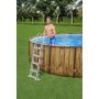 Montažni bazen Power Steel™ Swim Vista™ | 488 x 122 cm z vzorcem lesa s kartušno filtrsko črpalko