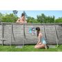 Montažni bazen Power Steel™ Swim Vista™ | 488 x 305 x 107 cm z vzorcem kamna s filtrsko črpalko na pesek