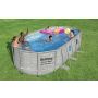 Montažni bazen Power Steel™ Swim Vista™ | 549 x 274 x 122 cm z vzorcem kamna s kartušno filtrsko črpalko