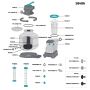 Filtrska črpalka s filtrom na pesek ali Polysphere™ | 11.355 l/h