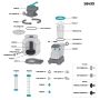 Filtrska črpalka s filtrom na pesek ali Polysphere™ | 8.327 l/h