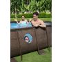 Bazen Power Steel™ Swim Vista Series™ Oval | 427 x 250 x 100 cm z vzorcem ratana s kartušno filtrsko črpalko