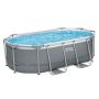 Montažni bazen Steel Pro MAX | 305 x 200 x 84 cm s kartušno filtrsko črpalko 