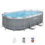 Montažni bazen Steel Pro MAX™ | 427 x 250 x 100 cm s kartušno filtrsko črpalko