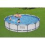 Montažni bazen Steel Pro MAX | 427 x 84 cm s kartušno filtrsko črpalko