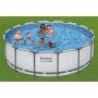 Montažni bazen Steel Pro MAX™ | 457 x 122 cm s kartušno filtrsko črpalko
