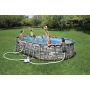 Montažni bazen Power Steel Comfort Jet Oval s kartušno filtrsko črpalko | 610 x 366 x 122 cm