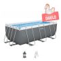 Montažni bazen Steel Pro MAX | 412 x 201 x 122 cm s filtrsko črpalko na pesek