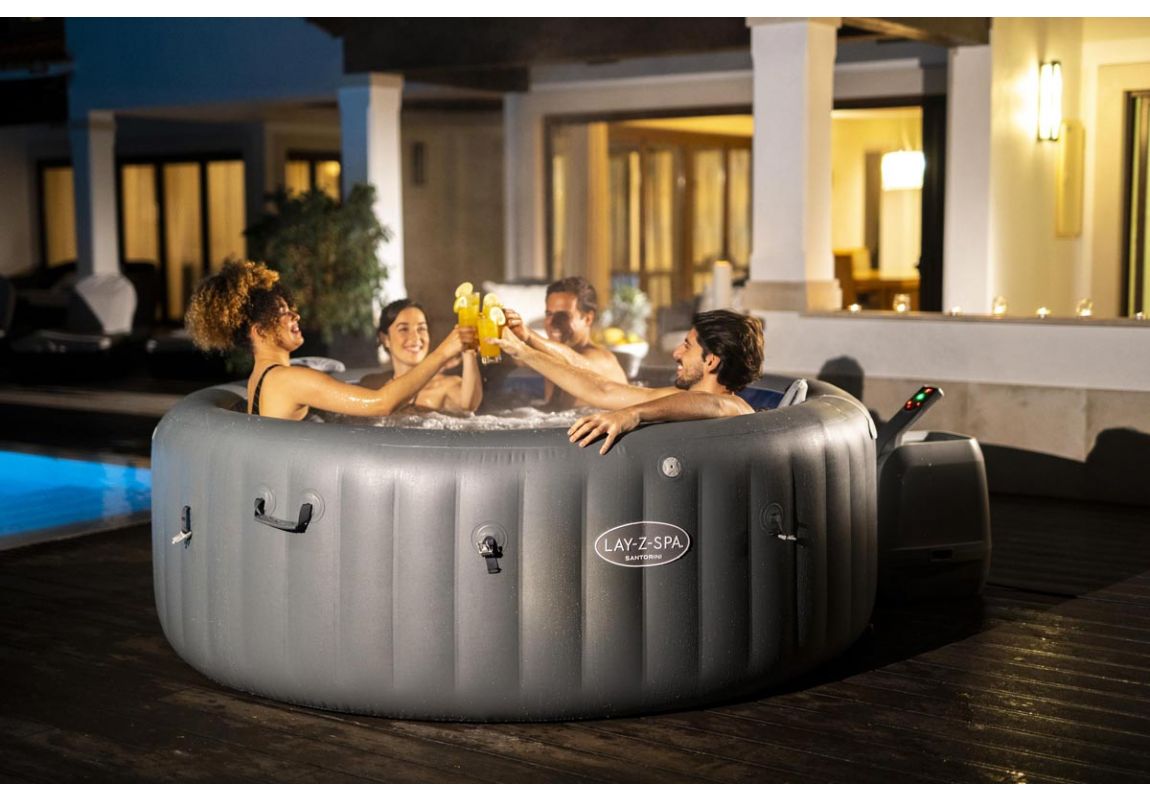 Masažni bazen (jacuzzi) Lay-Z-Spa® Santorini HydroJet Pro™ 216 x 80 cm