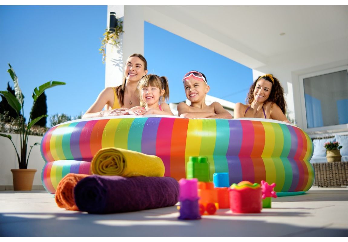 Družinski bazen Rainbow Dreams™ | 206 x 206 x 51 cm