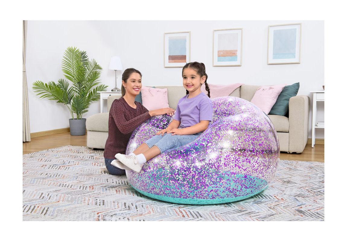 Napihljiv fotelj Glitter Dream™ | 114 x 112 x 66 cm