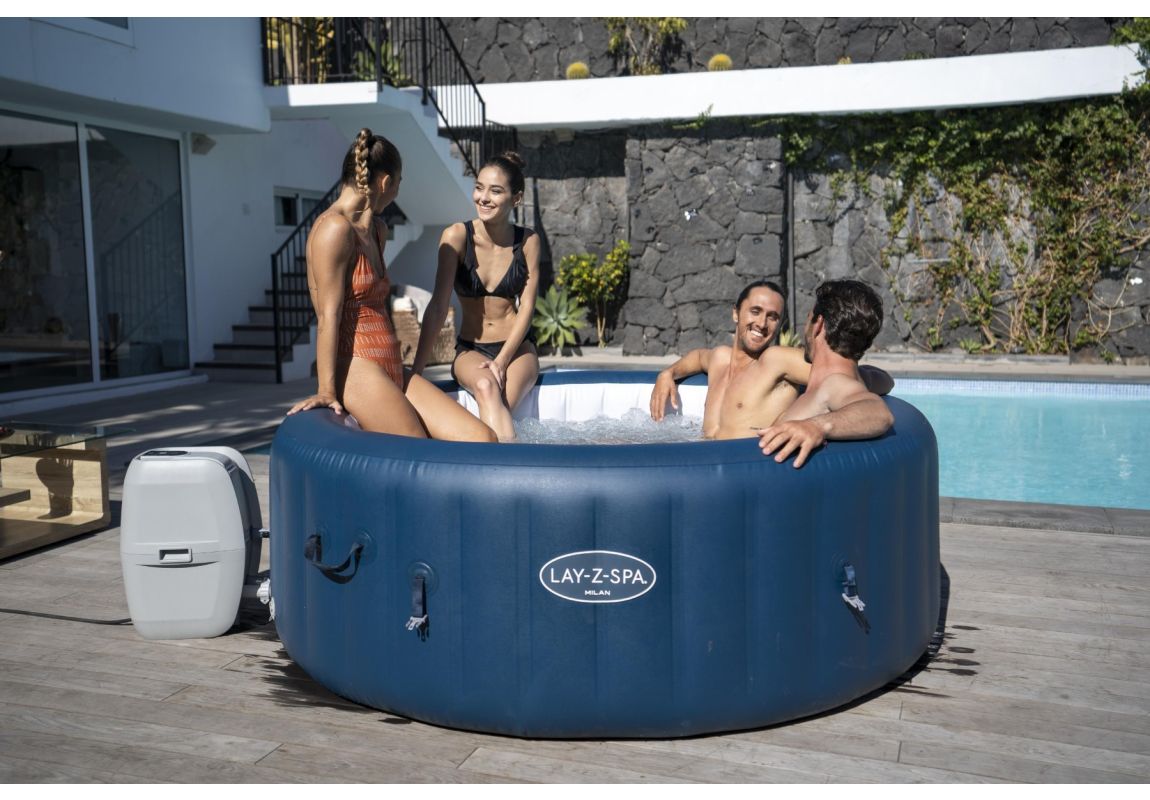 Masažni bazen (jacuzzi) Lay-Z-Spa® Milan AirJet Plus™ | 196 x 71 cm