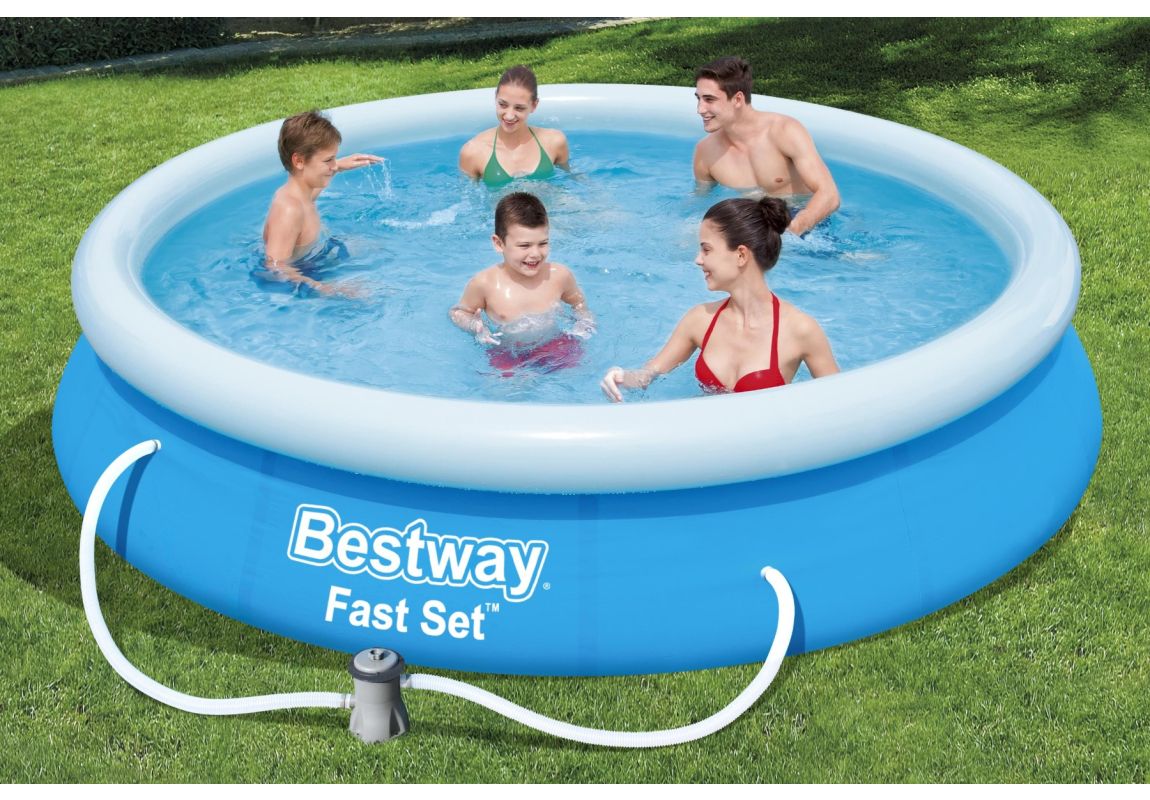 Montažni bazen Fast Set™ | 366 x 76 cm s kartušno filtrsko črpalko