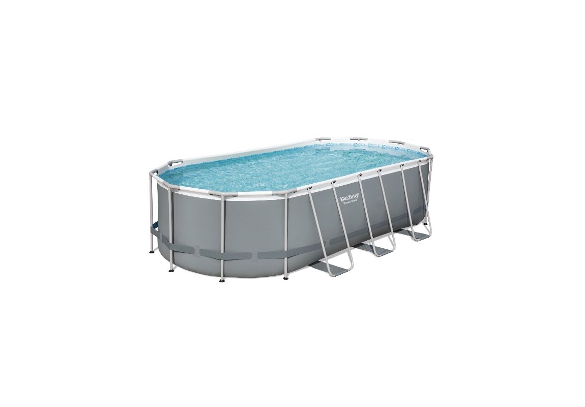 Montažni bazen Power Steel™ Oval | 549 x 274 x 122 cm s kartušno filtrsko črpalko