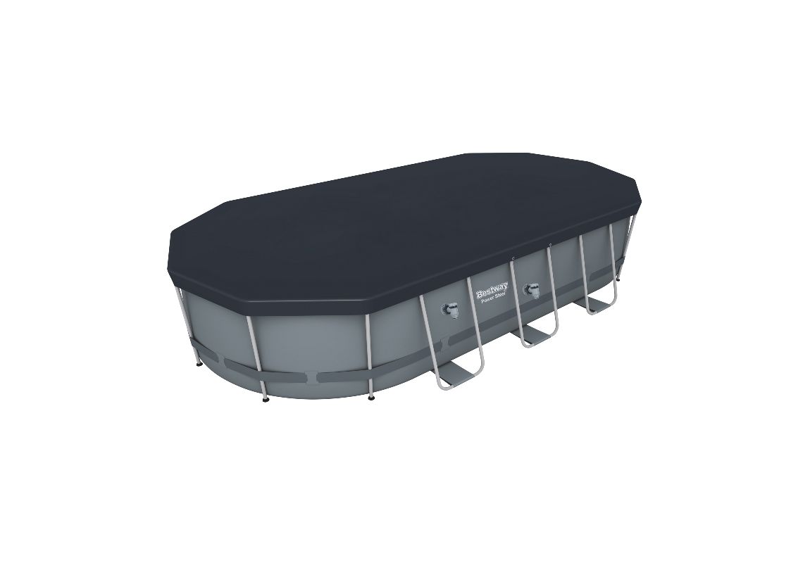 Montažni bazen Power Steel™ Oval | 549 x 274 x 122 cm s kartušno filtrsko črpalko