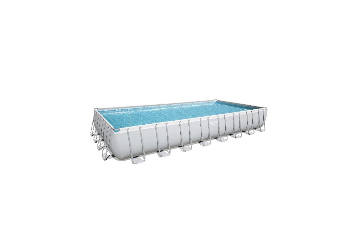 Montažni bazen Power Steel™ Rectangular | 956 x 488 x 132 cm s filtrsko črpalko na pesek
