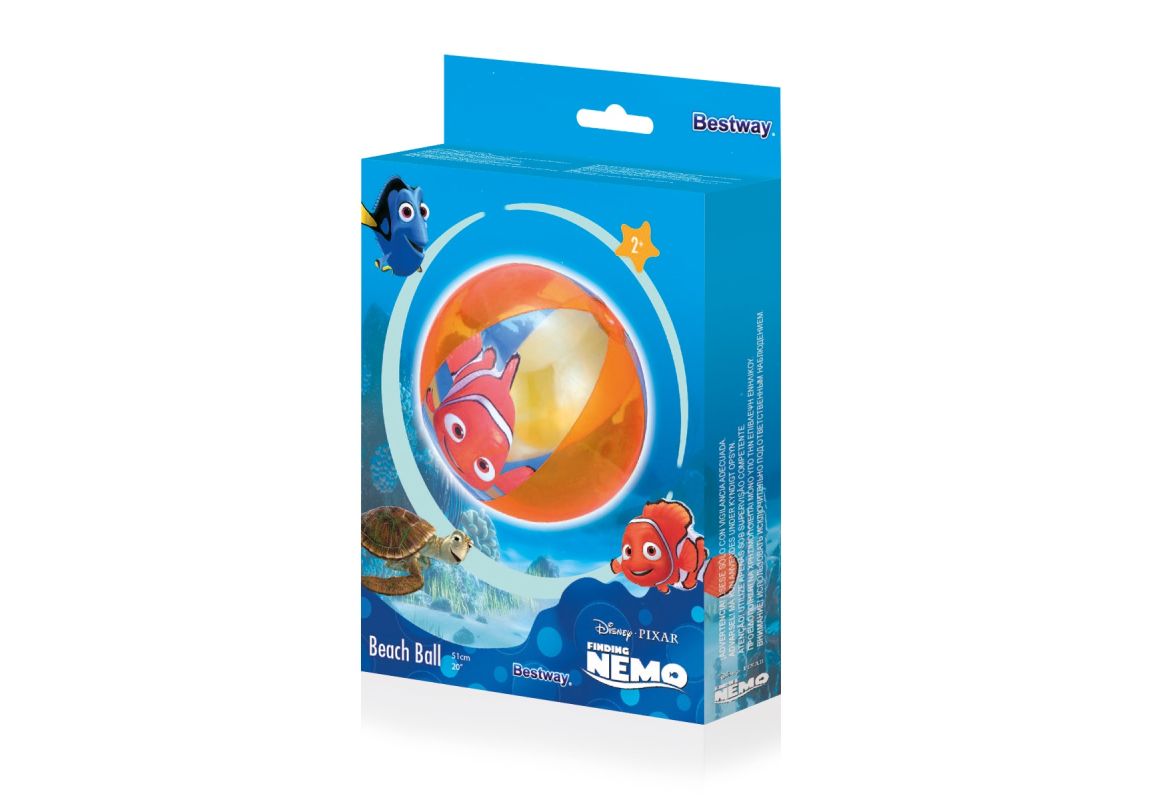 Napihljiva žoga za plažo Nemo | 51 cm