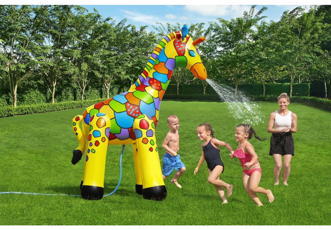 Napihljivo vodno igralo s pršenjem Jumbo Giraffe | 142 x 104 x 198 cm