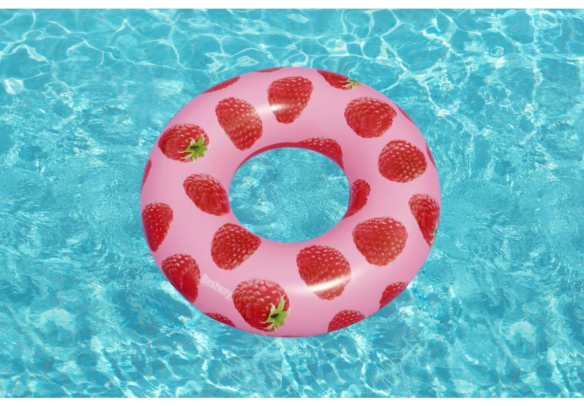 Plavalni obroč Scentsational Raspberry | 119 cm