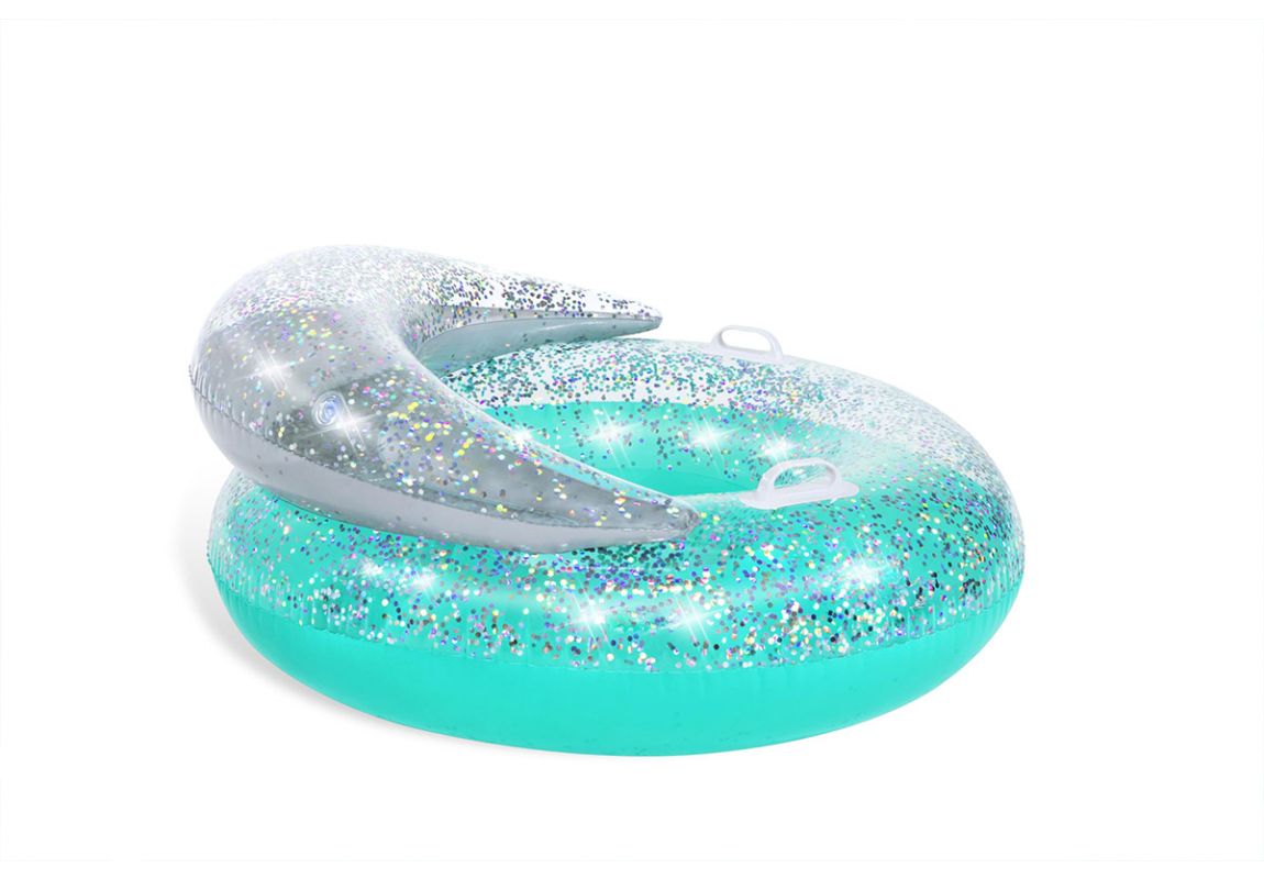 Plavalni obroč z bleščicami Glitter Dream | 117 cm