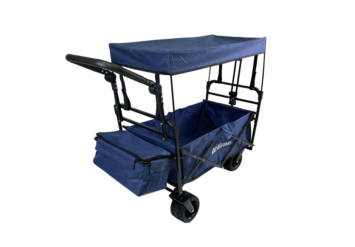 Zložljiv transportni voziček itStime z nadstrešnico | 133 x 58 x 100 cm