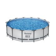 Montažni bazen Steel Pro MAX 427 x 107 cm s kartušno filtrsko črpalko
