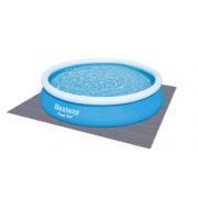 Zaščitna podloga za bazene in masažne bazene Puzzle 50cm x 50cm sive barve