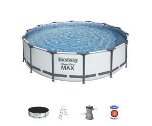 NI V PONUDBI 2024 Montažni bazen Steel Pro MAX™  | 427 x 107 cm s kartušno filtrsko črpalko