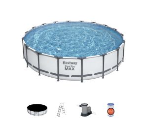 Bazen Steel Pro MAX | 549 x 122 cm s kartušno filtrsko črpalko