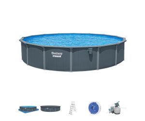 Montažni bazen Hydrium™ | 732 x 132 cm s filtrsko črpalko na pesek