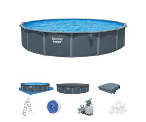 Montažni bazen Hydrium™ | 732 x 132 cm s filtrsko črpalko na pesek