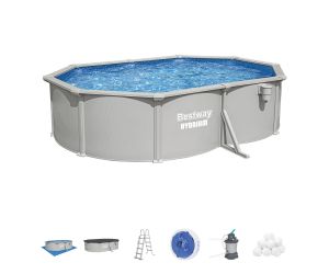 Montažni bazen Hydrium™ | 500 x 366 x 122 cm s filtrsko črpalko na pesek