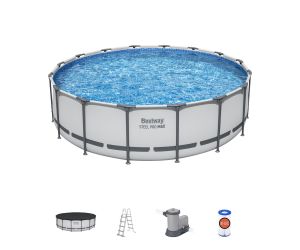 Montažni bazen Steel Pro MAX™ | 488 x 122 cm s kartušno filtrsko črpalko