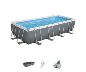 Montažni bazen Steel Pro MAX | 549 x 274 x 122 cm s filtrsko črpalko na pesek