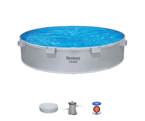 Montažni bazen TANX | 305 x 61 cm s kartušno filtrsko črpalko