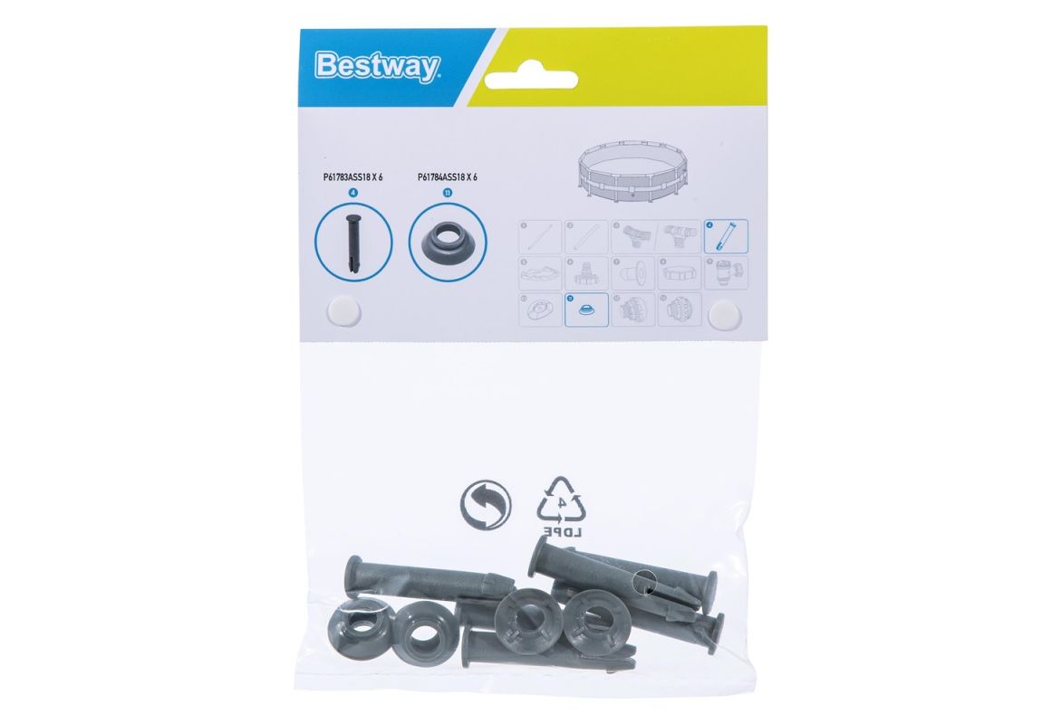 Rezervni povezovalni zatiči in tesnila za montažne bazene 