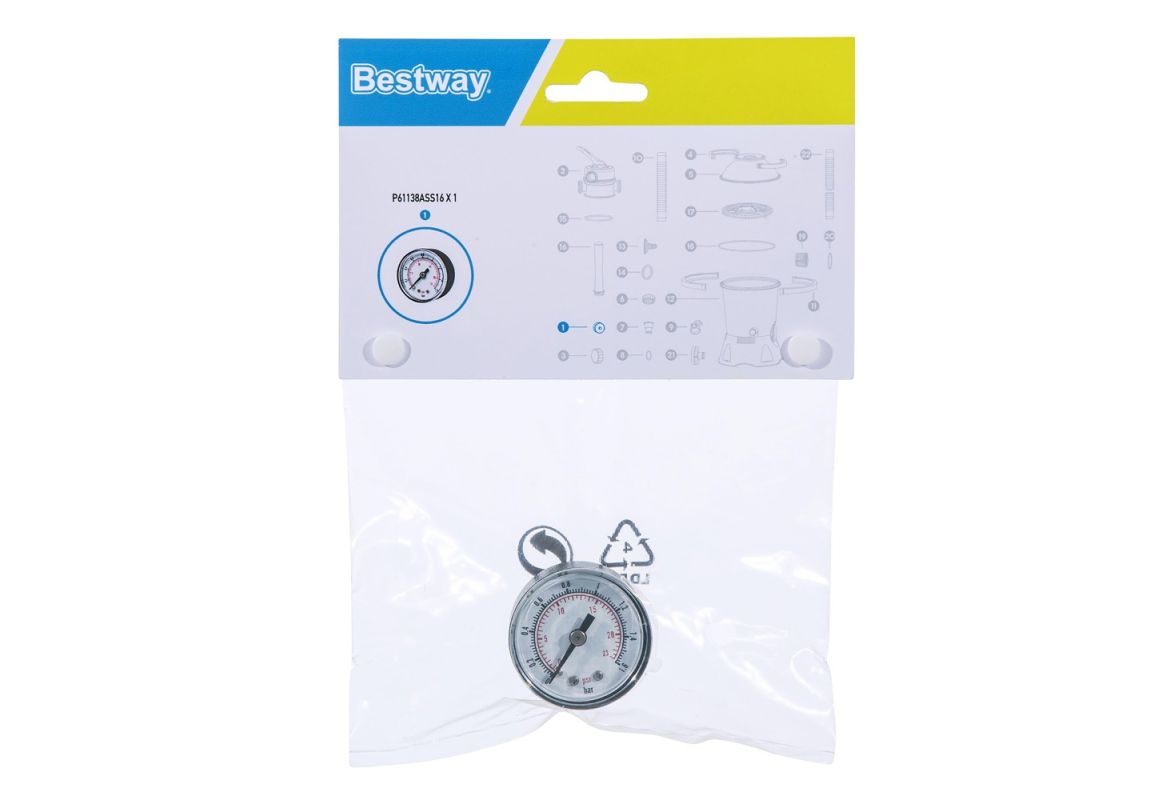 Rezervni manometer za peščeno filtrsko črpalko | do 1,6 bar