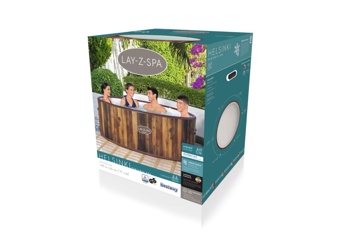 Masažni bazen (jacuzzi) Lay-Z-Spa Helsinki Airjet  | 180 x 66 cm