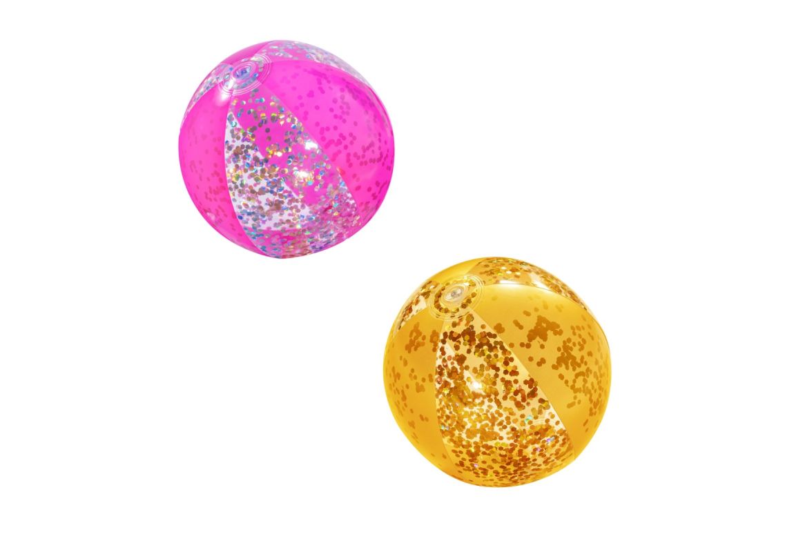 Napihljiva žoga za plažo Glitter Fusion | 41 cm