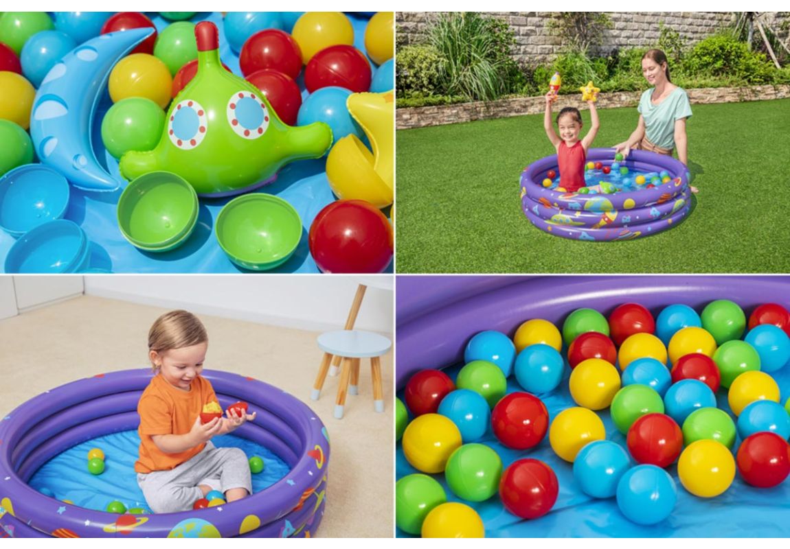 Bazen z žogicami Intergalactic | 102 x 25 cm