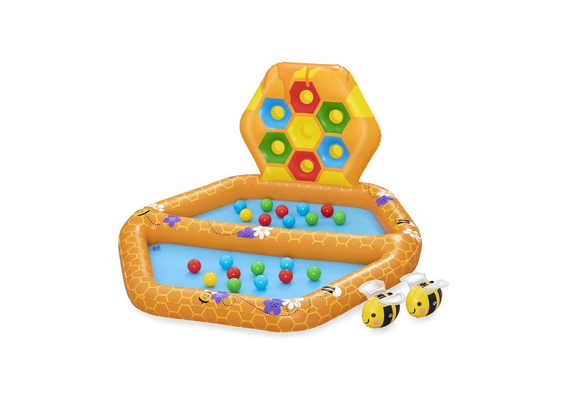 Igralni bazen z žogicami Lil' Beehive | 127 x 119 x 61 cm