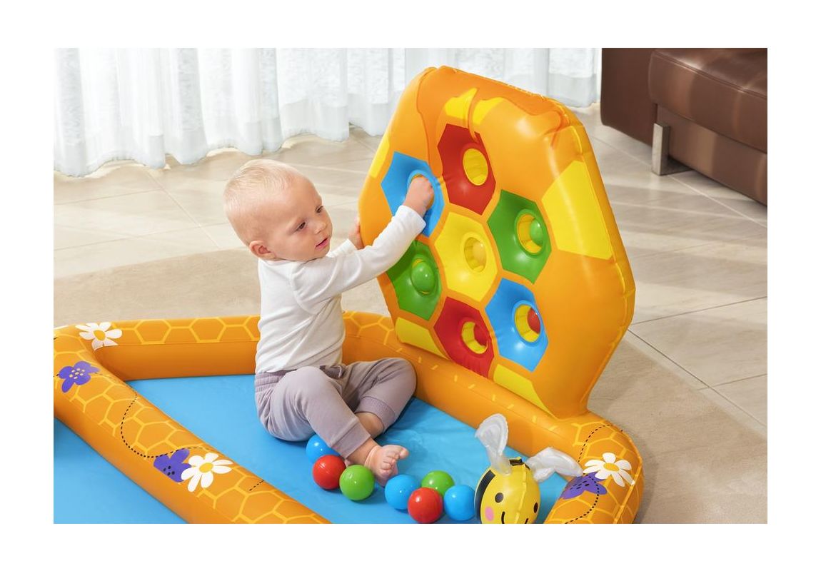 Igralni bazen z žogicami Lil' Beehive | 127 x 119 x 61 cm