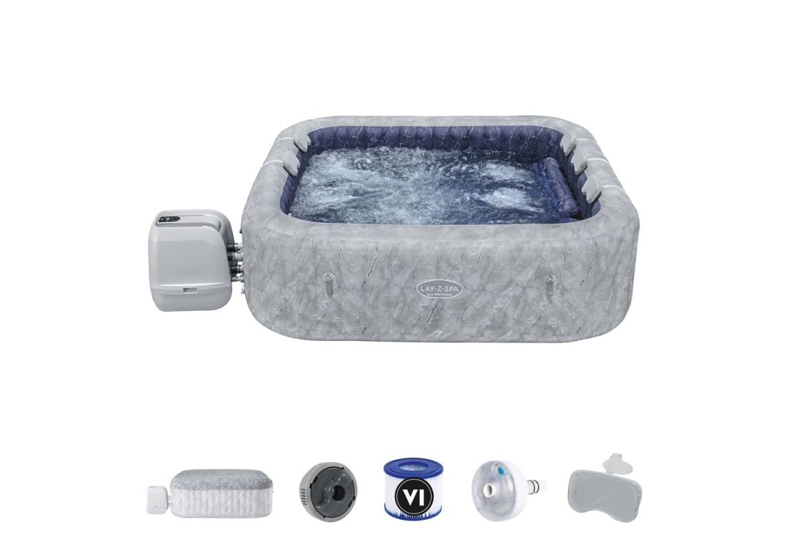 Masažni bazen (jacuzzi) Lay-Z-Spa San Francisco Smart Hydrojet Pro | 230 x 230 x 71 cm