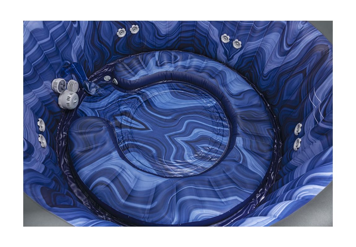 Masažni bazen (jacuzzi) Lay-Z-Spa Santorini Smart HydroJet Pro | 216 x 80 cm
