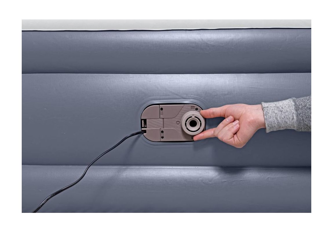 Napihljiva blazina Tritech Queen z vgrajeno AC tlačilko | 203 x 152 x 51 cm