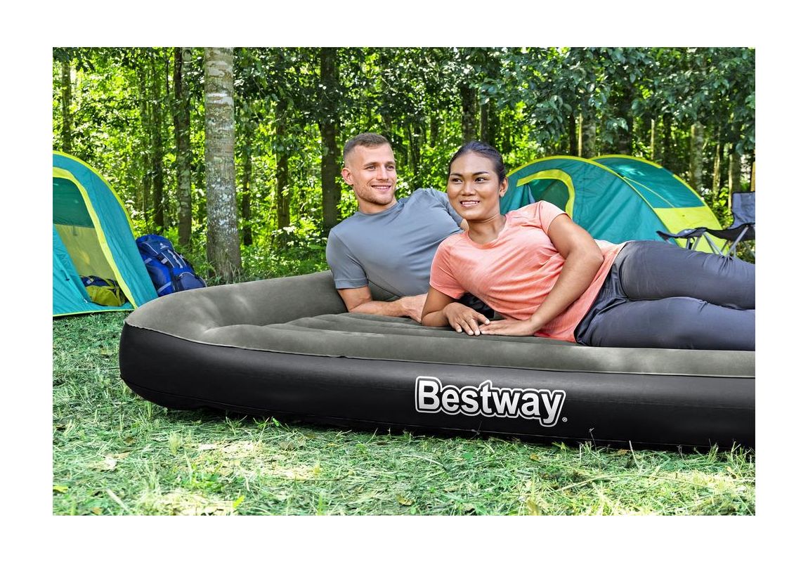 Napihljiva blazina Tritech Queen z vgrajeno tlačilko | 203 x 152 x 30 cm